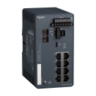SCHNEIDER ELECTRIC - SNRMCSESM093F1CU0 switch di rete, rete Modicon, gestito, 8 porte per rame con 1 porta per fibra ottica, multimodale
