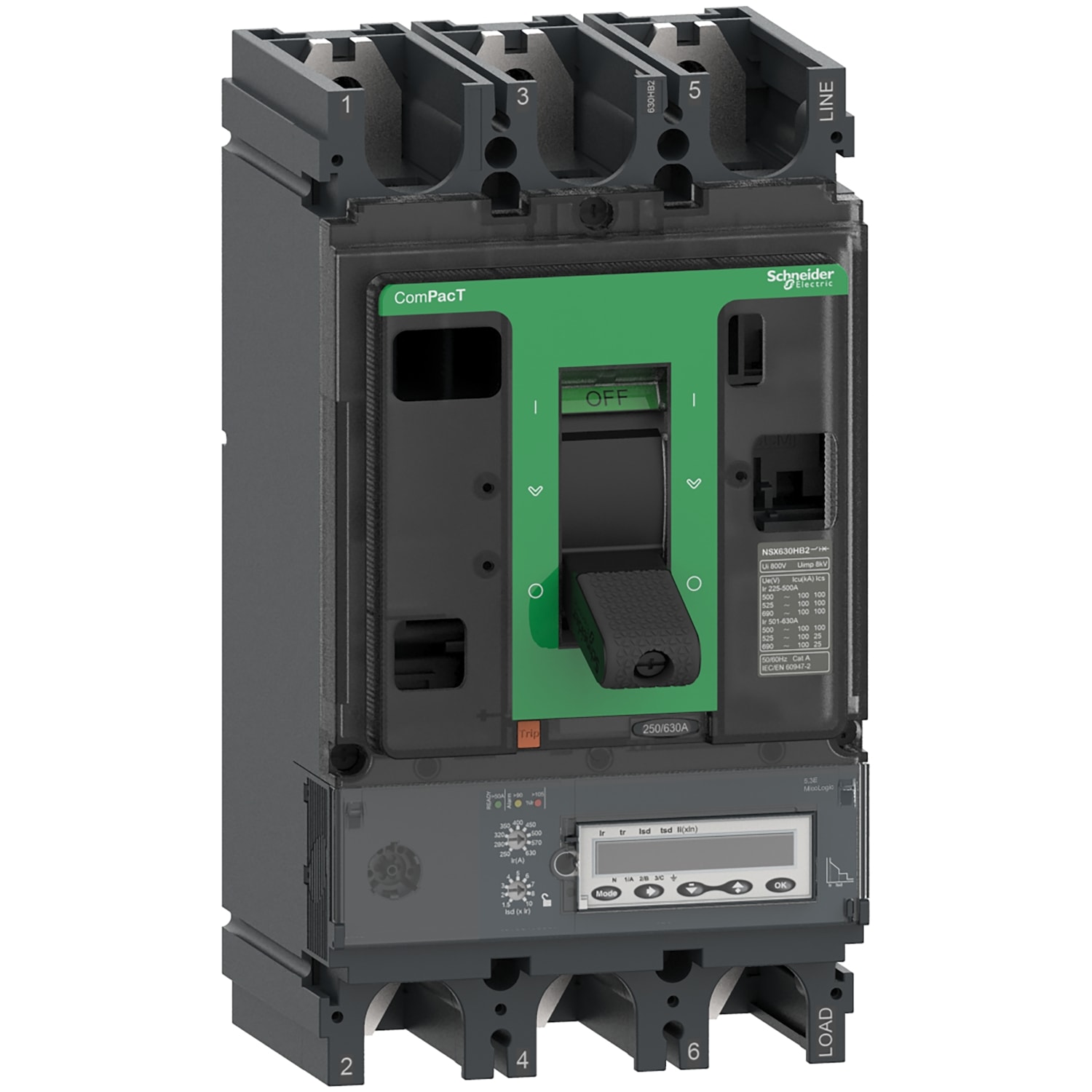 SCHNEIDER ELECTRIC SNRC40V35E400 NSX400HB1 75KA MLOGIC-5.3E 400A 3P3R_T