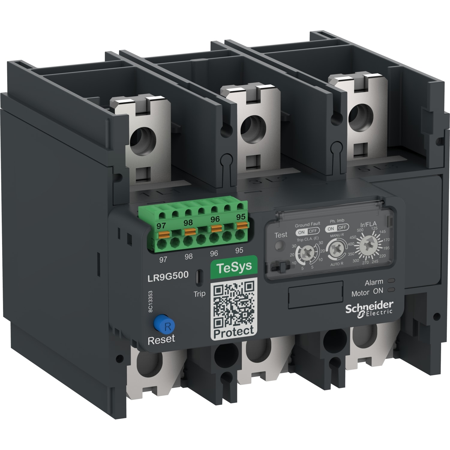 SCHNEIDER ELECTRIC SNRLR9G500 REL TERMICO LR9G 500A CONN.MOLLA