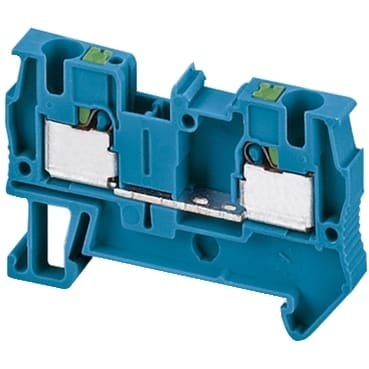 SCHNEIDER ELECTRIC SNRNSYTRP42BL Mors Push-in, 2pt, 4mmq, blu