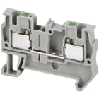 SCHNEIDER ELECTRIC - SNRNSYTRP42 Morsetto Push-in, 2pt, 4 mm², grigio