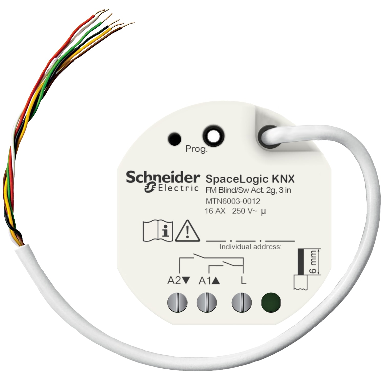 SCHNEIDER ELECTRIC SNRMTN6003-0012 ATT.COMVEN.SPACELOGICKNX INCASS2X16A 3IN