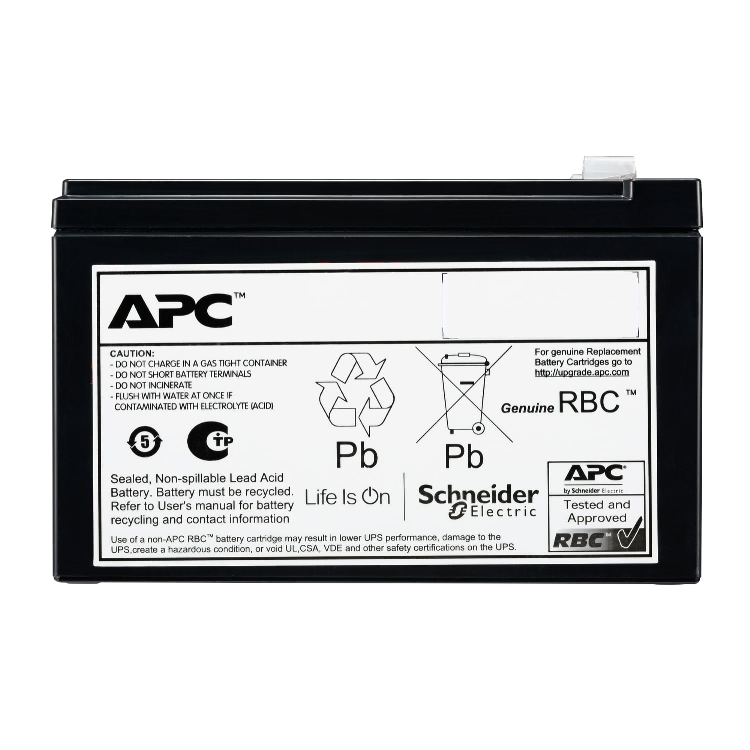 SCHNEIDER ELECTRIC SNRAPCRBCV205 APC REPLACEMENT BATT