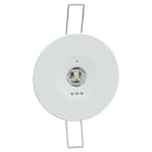 SCHNEIDER ELECTRIC - SNROVA48909 Exiway Smartbeam Incasso, IP42, Autoalimentato Standard, SE-SA, 220lm SE, 220lm SA, 1,5h, Via di esodo, illuminazione di sicurezza