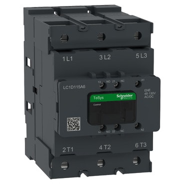 SCHNEIDER ELECTRIC SNRLC1D115A6EHE CTR DECA 115A 3P 48-130V ACDC CAP.OCCH.