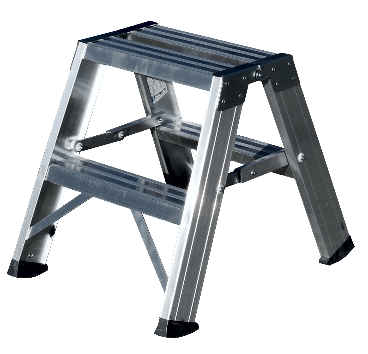 FRIGERIO CARPENTERIE FRISCA 6033/02 SGABELLO PRO PIEGHEVOLE 2SALITE C/BARRE