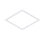 NOVALUX SPA - NOX104702.01 FRAME: 600X600 35W 4K C/AL