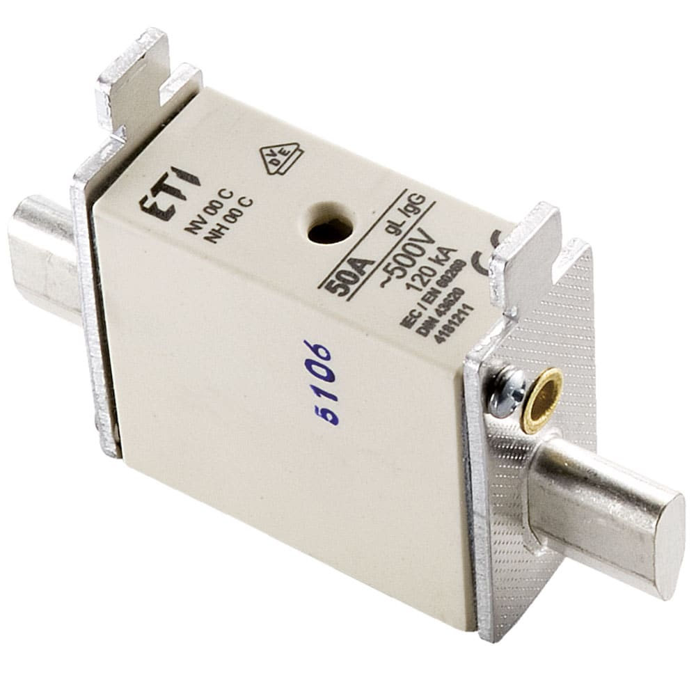 OMEGA FUSIBILI SPA OMFNH00G002 FUSIBILI NH00 GG 2A 500V