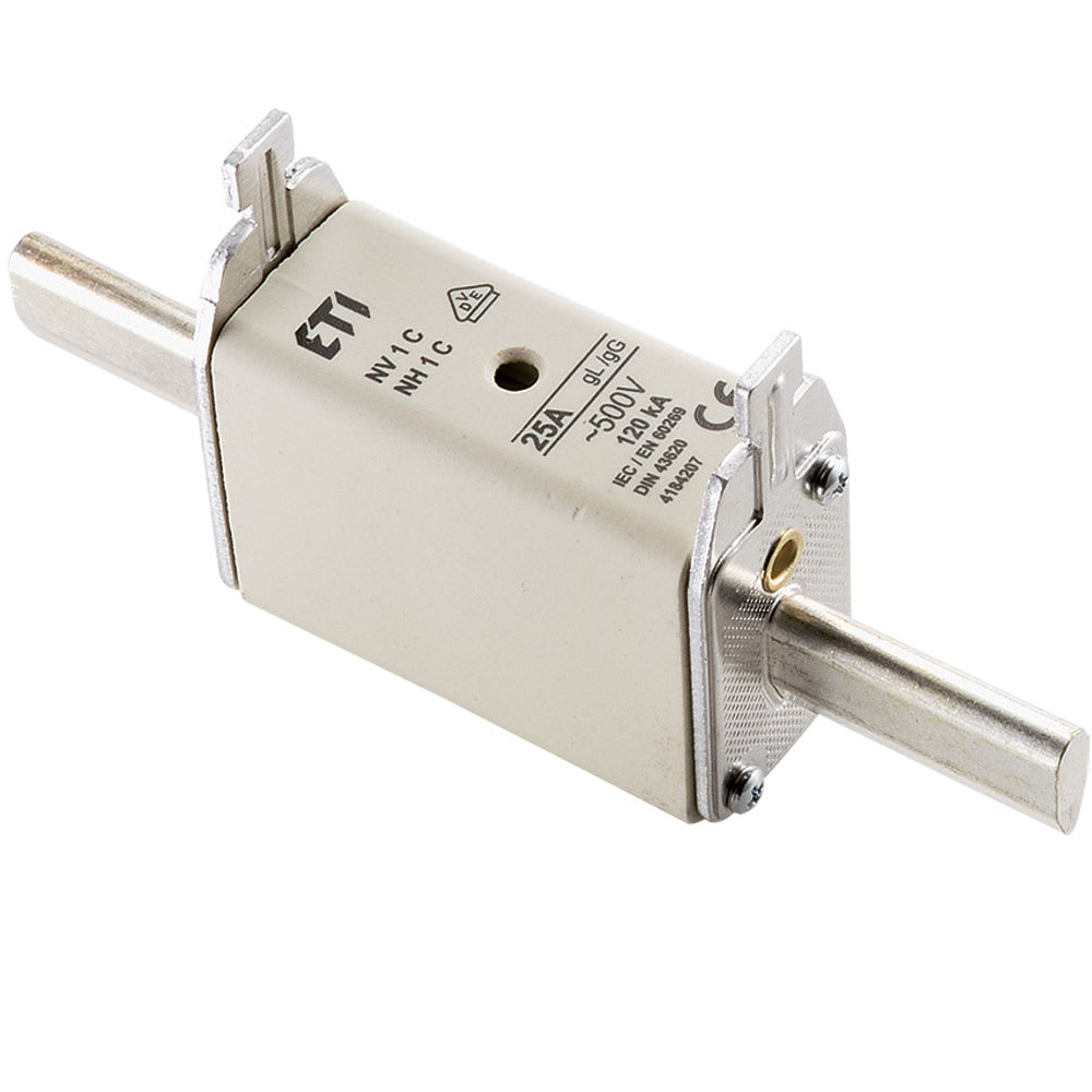 OMEGA FUSIBILI SPA - OMFNH1G032 FUSIBILI NH1 GG 32A 500V