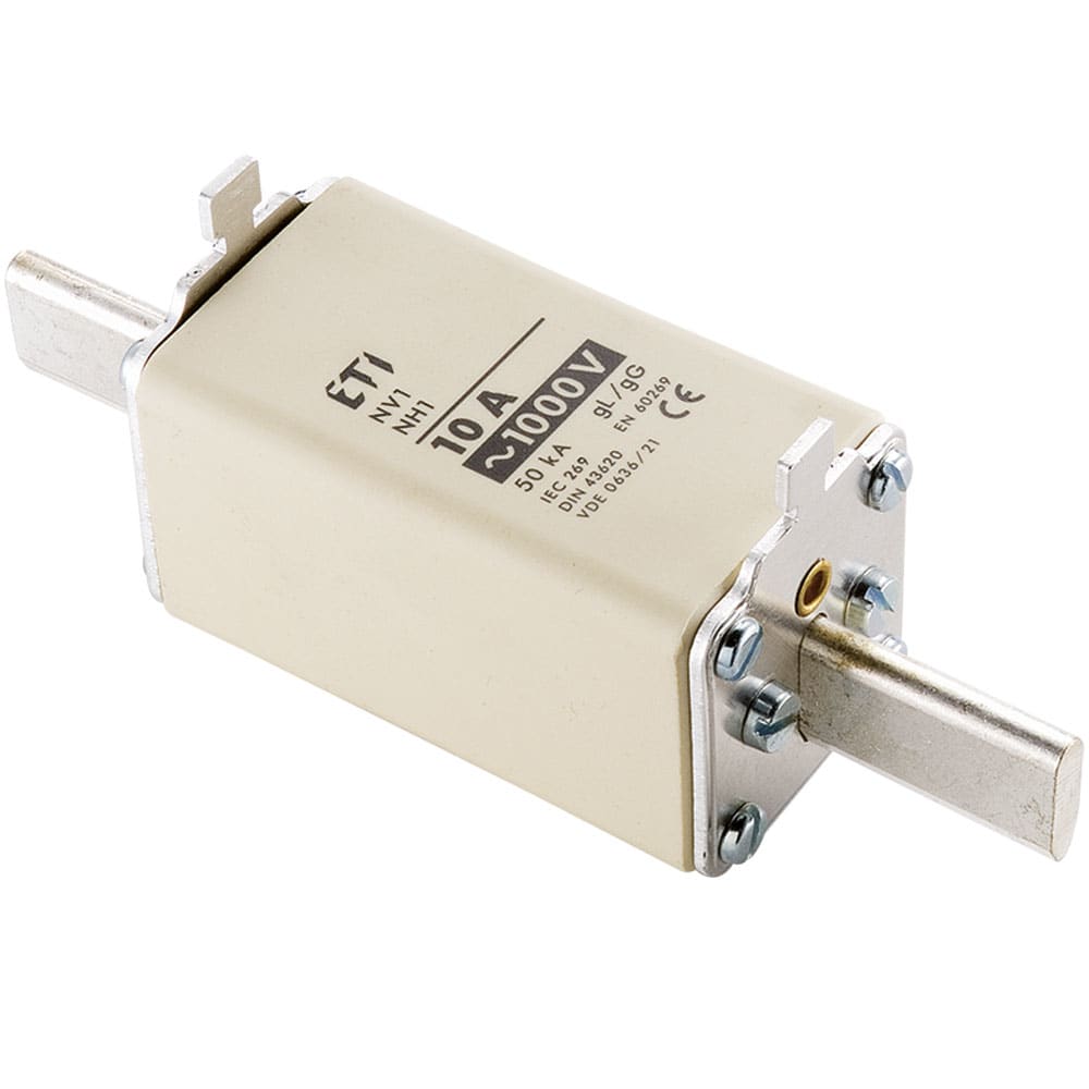 OMEGA FUSIBILI SPA - OMFNHM1G010 FUSIBILI NH1 GG 10A 1000V