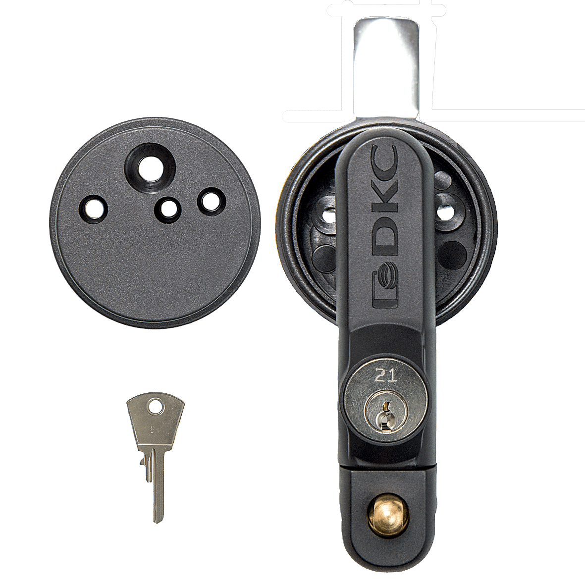 CONCHIGLIA - CON095770244 Acc. Serie GRAFI - Serratura cifratura Y12, lucchettabile, completa di 1 chiave