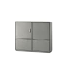 CONCHIGLIA - CON077135184 Serie GRAFI 12 - Armadio in vetroresina, 1 vano + zoccolo, IP55, dim. 940 x 1150 x 460 mm (AxBxP)