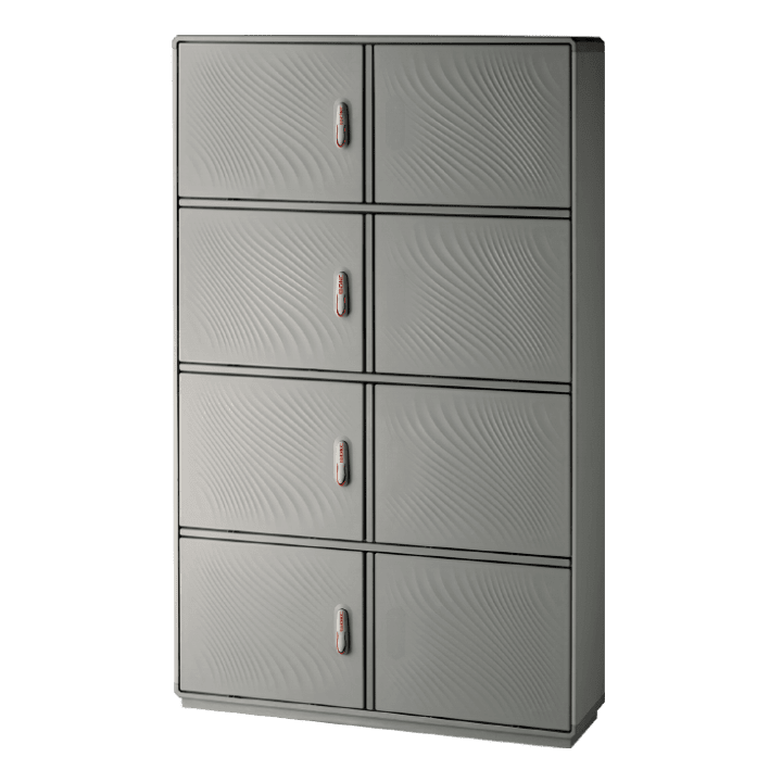 CONCHIGLIA - CON078139417 Serie GRAFI 12 - Armadio in vetroresina, 4 vani, IP44, dimensioni 1840 x 1150 x 460 mm (AxBxP)