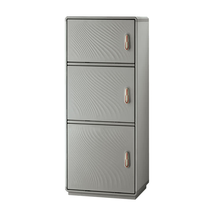 CONCHIGLIA - CON078508314 Serie GRAFI 5 - Armadio in vetroresina, 3 vani, IP44, dimensioni 1390 x 580 x 330 mm (AxBxP)