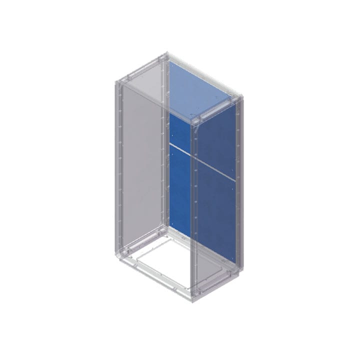CONCHIGLIA - CON095777256 Acc. per Serie GRAFI 7 - Piastra di fondo, in PVC spessore 5 mm, per vano altezza 1340 mm