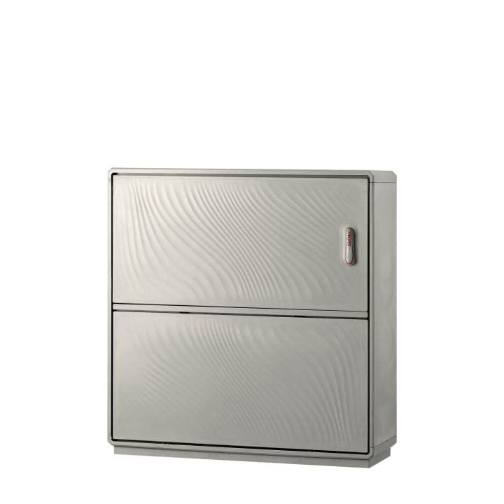 CONCHIGLIA - CON077905198 Serie GRAFI 9 - Armadio in vetroresina, 1 vano + zoccolo, IP55, dim. 940 x 910 x 330 mm (AxBxP)