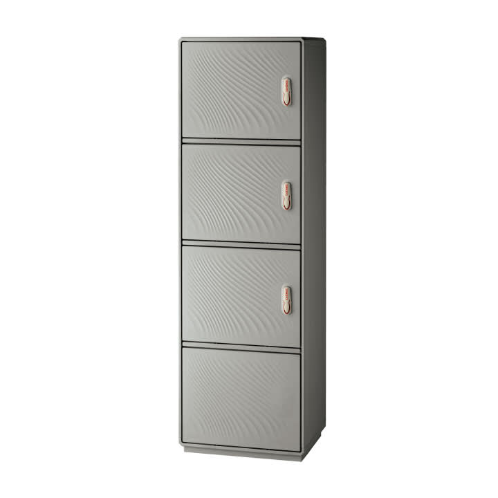 CONCHIGLIA - CON077919397 Serie GRAFI 9 - Armadio in vetroresina, 3 vani + zoccolo, IP55, dim. 1840 x 910 x 460 mm (AxBxP)