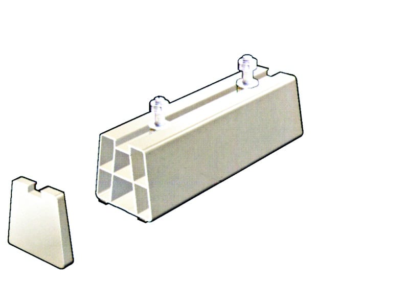 TECNOGAS SRL TGS00000011262 COPPIA SUPPORTI A PAVIMENTO PVC MORBIDO