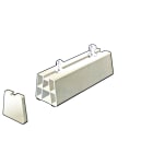 TECNOGAS SRL TGS00000011260 COPPIA SUPPORTI A PAVIMENTO PVC MORBIDO