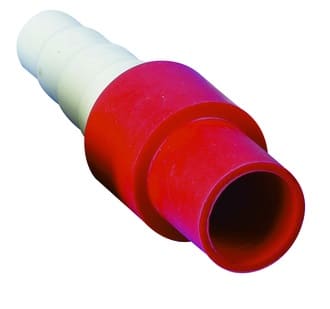 TECNOGAS SRL TGS00000011842 RACCORDO ADATTATORE ROSSO PVC D.18
