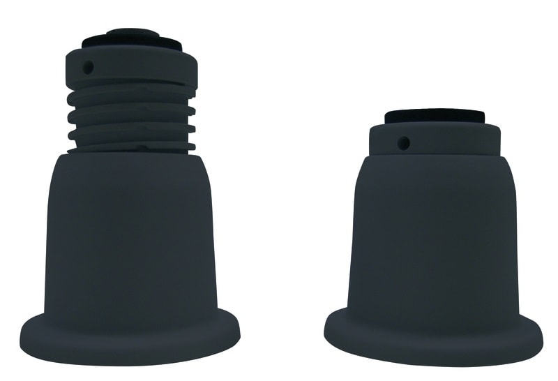 TECNOGAS SRL - TGS00000011245 SUPPORTO NERO A CONO REGOLABILE PER MOTO