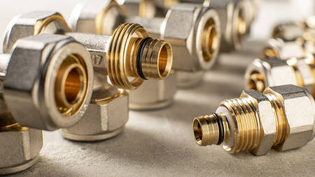 HENCO - CAPPELLOTTO - CPL32005A MANICOTTO FEMMINA IN OTTONE AVV. 20X3/4