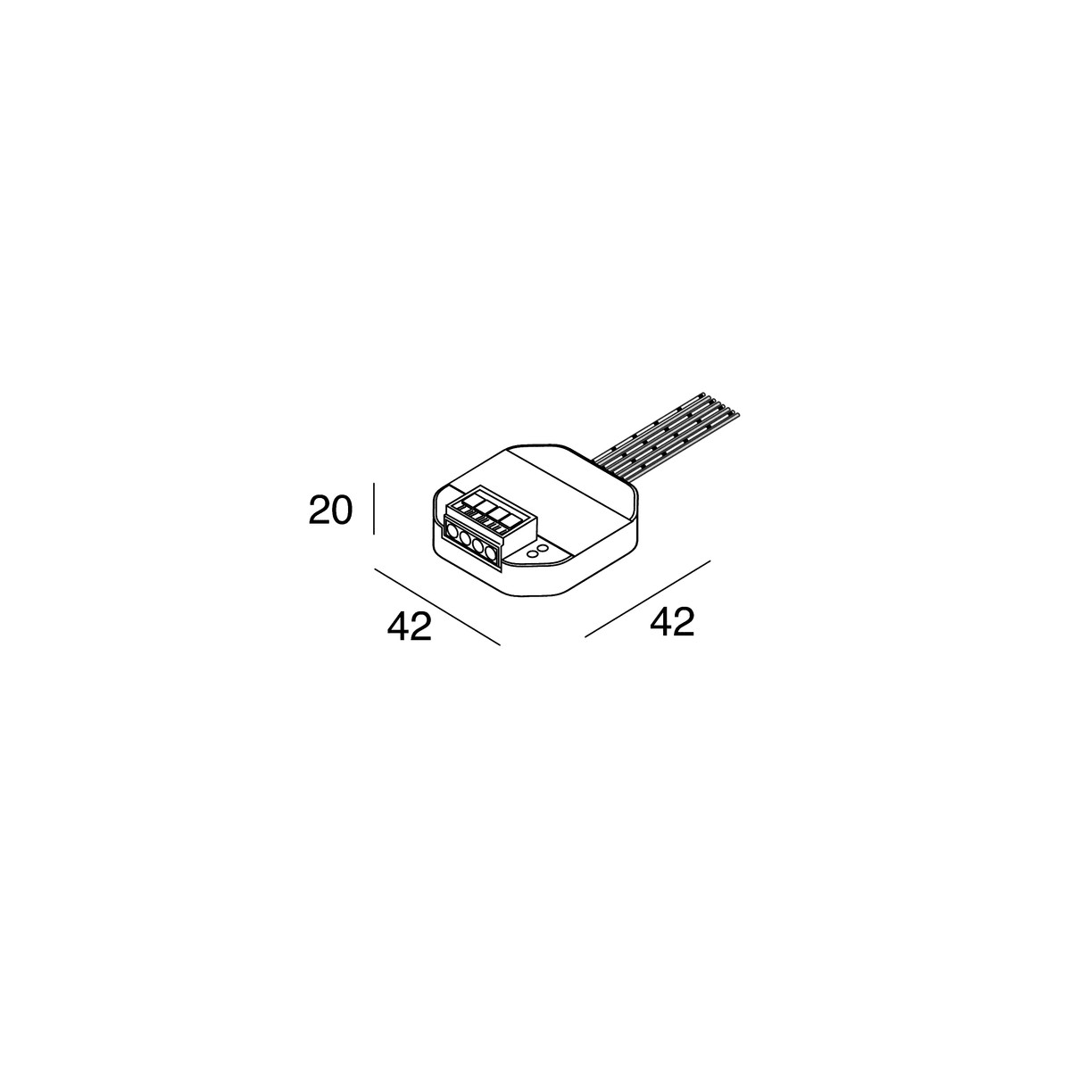 NOVALUX SPA NOX105907.99 LIGHT IOT: COUPLER DALI BT 4 PUSH NA