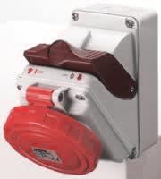 GEWISS - GEWGW66407 COMBIBLOC - CON FONDO - IP44 - 2P+T 16A 480-500V - 50/60HZ 9H