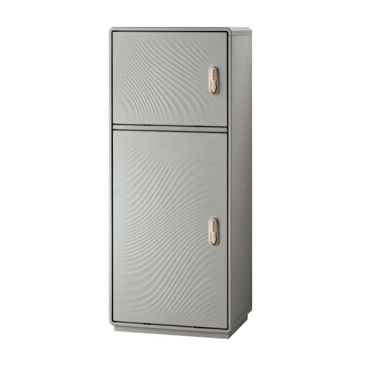 CONCHIGLIA - CON077918217 Serie GRAFI 9 - Armadio in vetroresina, 2 vani, IP55, dimensioni 1390 x 910 x 460 mm (AxBxP)