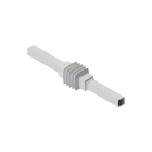 DKC-RAMBLOCK - RMBR5SHSIN Giunto intermedio per tubo quadro 80x80 mm