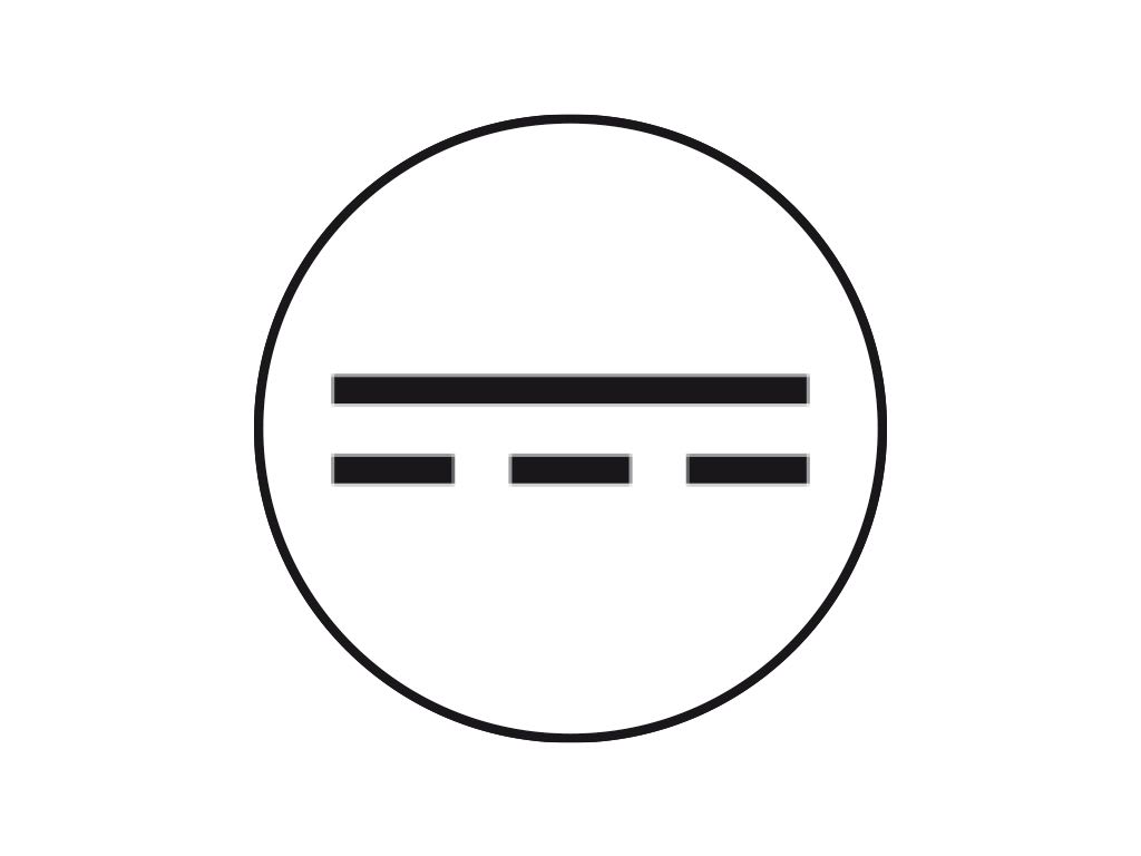 CEMBRE SPA - CEM703001 ETICHETTA ADESIVA PER APPARECCHIATURE CS-DCW, SIMBOLO BIANCO CORRENTE CONTINUA, DIMENSIONE 16mm