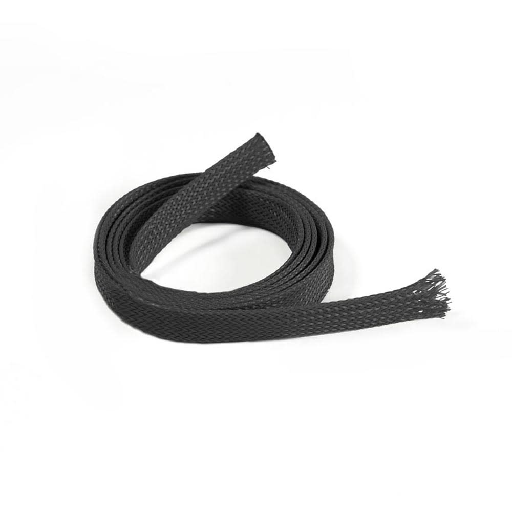 CONTACT ITALIA SRL - IICGTX-R0501 Guaina Trecciata in poliestere per cavi elettrici flessibile resistente, diametro 1-5 millimetri, 100 metri