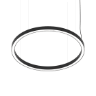 NOVALUX SPA - NOX107119.02 Profilo LED circolare per installazione a sospensione ad emissione di luce diretta-indiretta, con doppia accensione. Garanzia 5 anni.