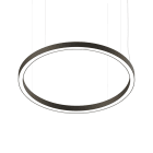 NOVALUX SPA - NOX107123.20 Profilo LED circolare per installazione a sospensione ad emissione di luce diretta-indiretta, con doppia accensione. Garanzia 5 anni.