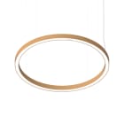 NOVALUX SPA - NOX107119.22 Profilo LED circolare per installazione a sospensione ad emissione di luce diretta-indiretta, con doppia accensione. Garanzia 5 anni.