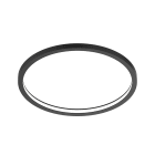 NOVALUX SPA - NOX105145.02 HALOS 1440 Emissione interna: Profilo LED circolare a luce interna, per installazione a sospensione, plafone o parete. Corpo in estruso di alluminio e