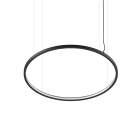 NOVALUX SPA - NOX107334.02 HALOS MINI ORIZZONTALE 962: 4 cavi di sospensione L. 3000 mm e cavo di alimentazione inclusi (2x0,5mmq per bianco e nero o 2x0,75 mmq trasparente per