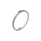 NOVALUX SPA - NOX107350.21 HALOS MINI APPLIQUE 482: Profilo LED circolare per installazione a parete a luce interna. Garanzia 5 anni.