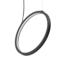 NOVALUX SPA - NOX107339.02 HALOS MINI VERTICALE 482: 4 cavi di sospensione L. 3000 mm e cavo di alimentazione inclusi (2x0,5mmq per bianco e nero o 2x0,75 mmq trasparente per gl