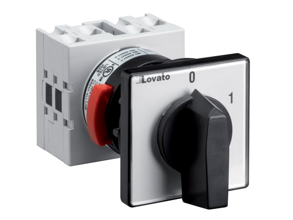 LOVATO - LOVGX2091U47 INT. 2P 20A MON. FR. A SCATTO D22 48X48