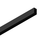 NOVALUX SPA - NOX113202.02 HERO MINI PROFILO DI ALLUMINIO L.1272 NERO, Modulo elettrificato, modulo luminoso, kit di giunzione, testate terminali ed accessori per la sospensione