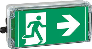 EATON EAO12191020021 EXIT LED CG-S / DESTRA ISO 7010