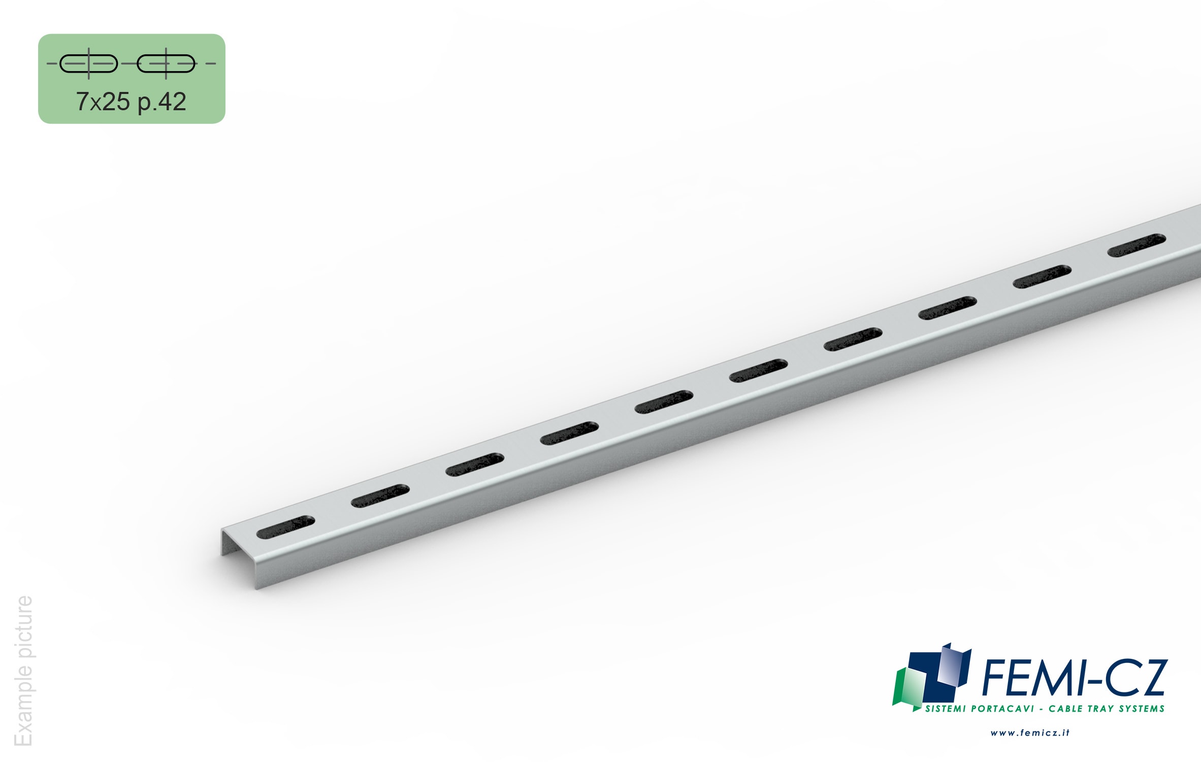 FEMI-CZ SPA - FCZA0S33C3A025K PROFILO 33-C 7/42 25X12-1.5 3M S