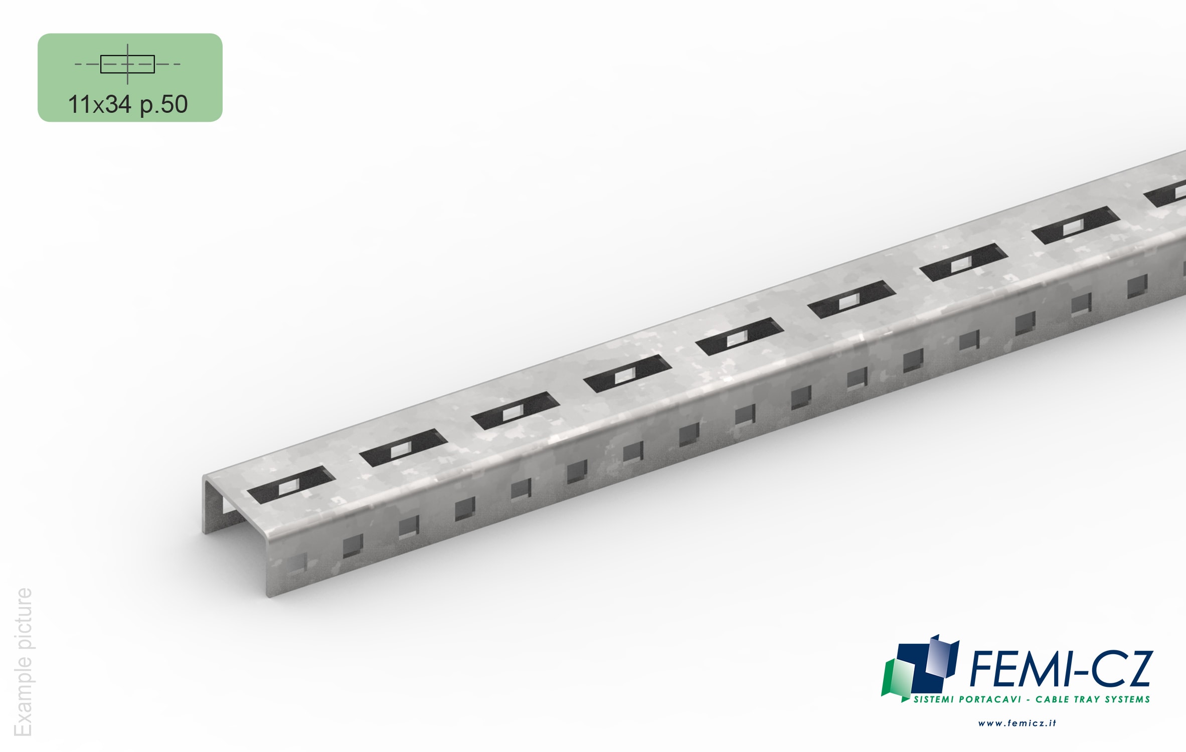 FEMI-CZ SPA - FCZA0Z34J3F050M PROFILATO 34-C 11/50 50X30-2.0 3M Z