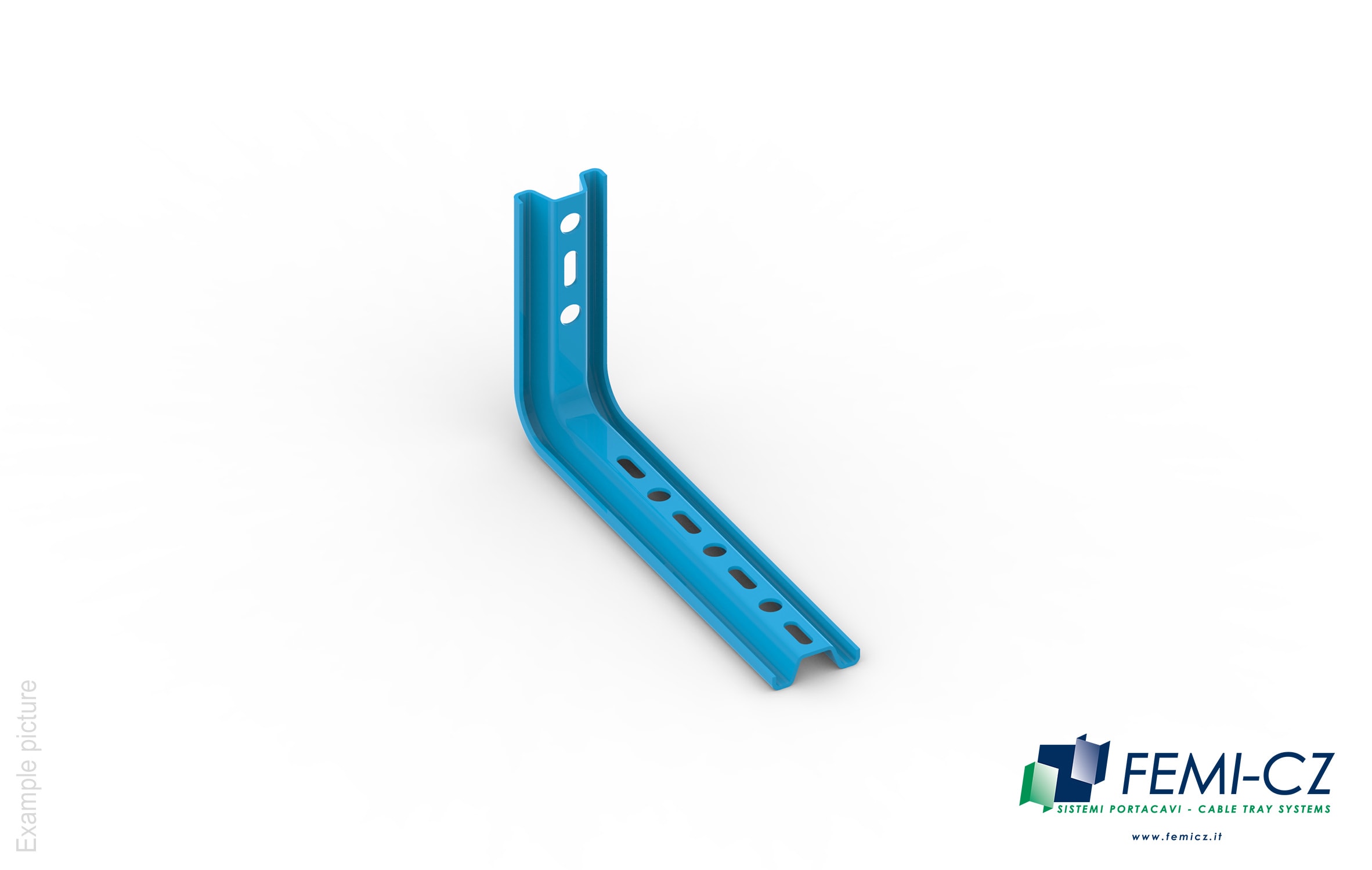 FEMI-CZ SPA - FCZA0V10B6R300M MENSOLA-SUPPORTO 10 OMEGA 300(+40)X130 V