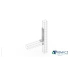 FEMI-CZ SPA - FCZA0Z81025 PIASTRA L 25-UR1 ORT. 3+1F. 153X35-6.0 Z