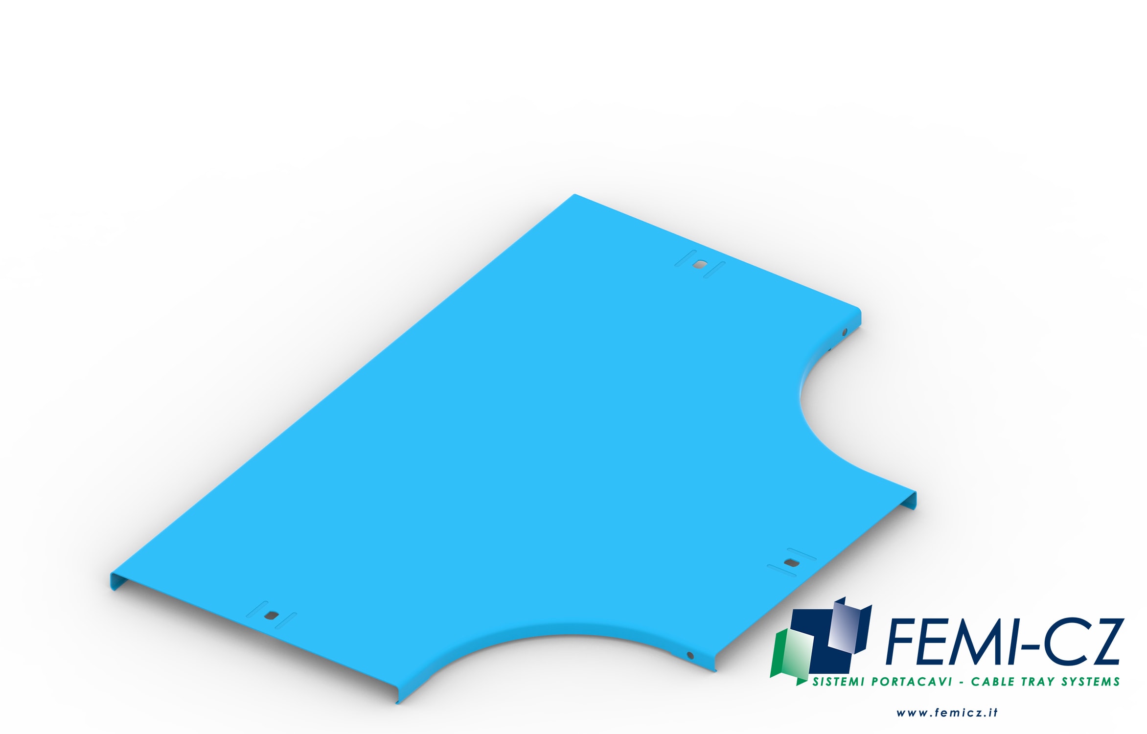 FEMI-CZ SPA - FCZA3V15G1P050D COPERCHIO DERIV. T ORIZZ. 50-R=100 V