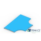 FEMI-CZ SPA - FCZA3V15G1P050D COPERCHIO DERIV. T ORIZZ. 50-R=100 V