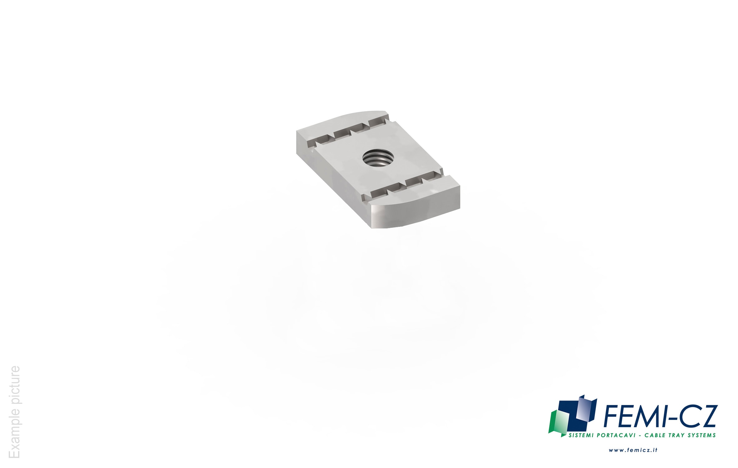 FEMI-CZ SPA - FCZD0C25S12X40Z DADO PER UR1 M12 Z.CALDO 100PZ Z