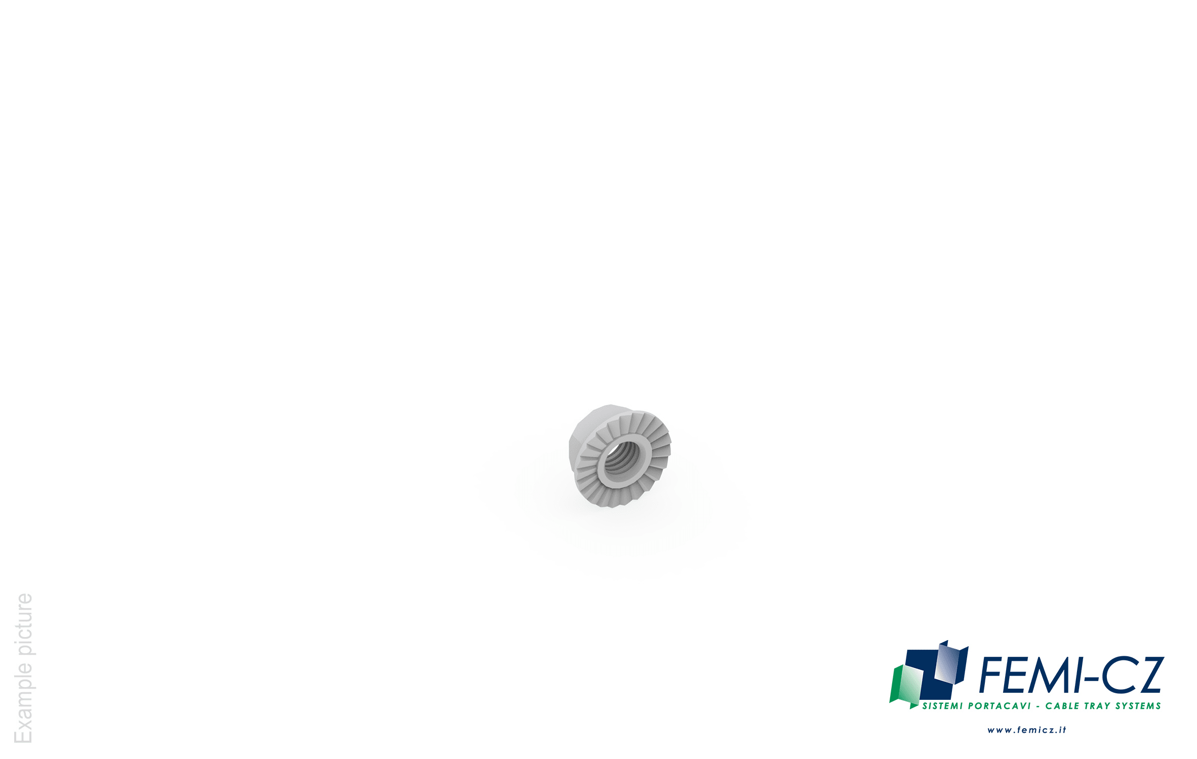 FEMI-CZ SPA FCZD0C16S10D DADO ESAG.FLANG. M10 GEOMET 100PZ D